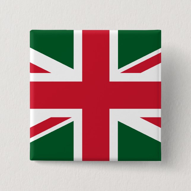 Badge Carré 5 Cm Union Jack (Devant)