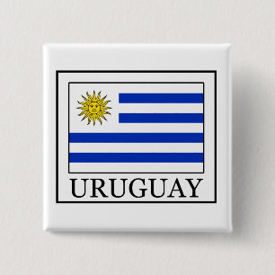 Badge Carré 5 Cm Uruguay