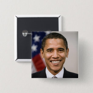 Badge Carré 5 Cm US President Elect Barack Obama