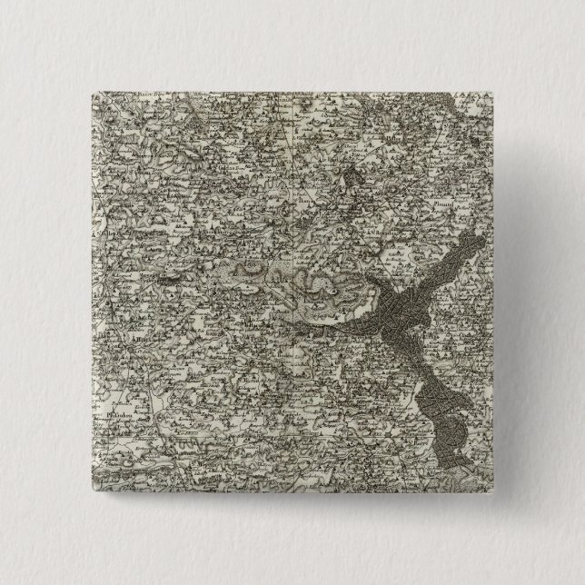 Badge Carré 5 Cm Uzel (Devant)