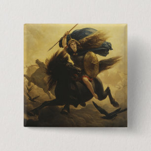 Badge Carré 5 Cm Valkyrie, 1865 (huile sur toile)