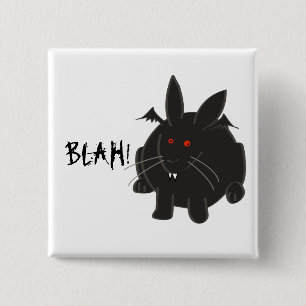 Badge Carré 5 Cm Vampire Bunneh