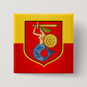 Badge Carré 5 Cm Varsovie (Varsovie)