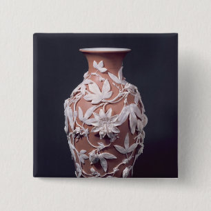 Badge Carré 5 Cm Vase à articles de Minton Parian, 1894