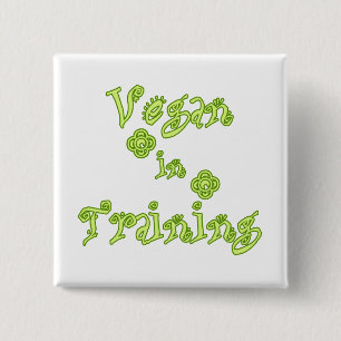 Badge Carré 5 Cm Vegan en formation