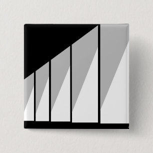 Badge Carré 5 Cm VejleFjordbroen - Pont Vejle Inlet