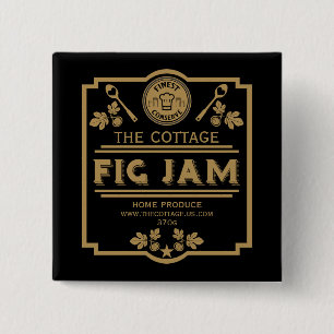 Badge Carré 5 Cm Vendeur de jambe de fibre