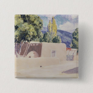 Badge Carré 5 Cm Venez à terre