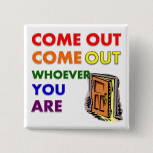 Badge Carré 5 Cm Venez venu celui qui vous êtes