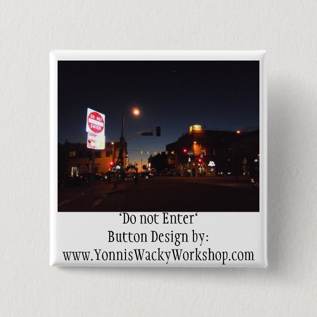 Badge Carré 5 Cm Venise (Devant)