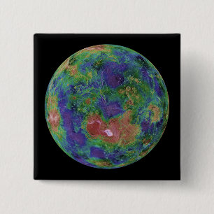 Badge Carré 5 Cm Vénus a porté sur le Pôle Nord