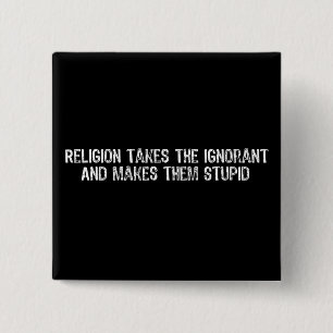 Badge Carré 5 Cm Vérité de reniflard de bouche