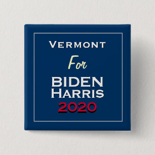 Badge Carré 5 Cm Vermont pour le Carré BIDEN HARRIS 2020