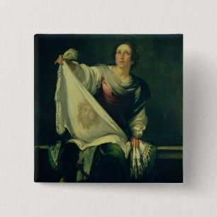 Badge Carré 5 Cm Veronica de St, 1625-30 (huile sur la toile)