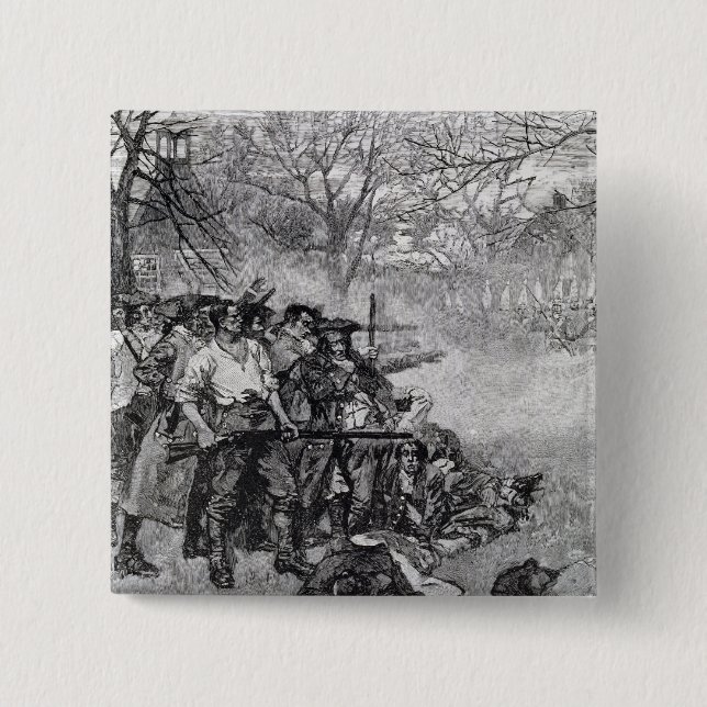 Badge Carré 5 Cm Vert de Lexington (Devant)