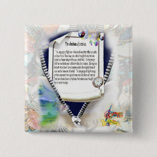 Badge Carré 5 Cm Vibrations de la création