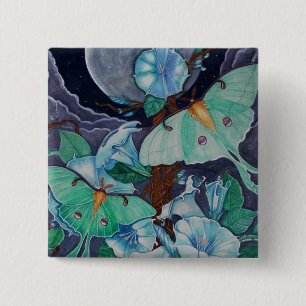 Badge Carré 5 Cm Vida de la Luna