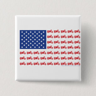 BADGE CARRÉ 5 CM VIEUX-BIKE-FLAG-2-TEE