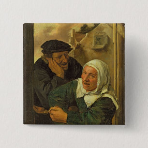 Badge Carré 5 Cm Vieux couples