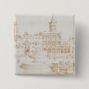 Badge Carré 5 Cm Vieux St Peter