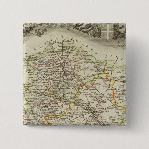 Badge Carré 5 Cm Ville