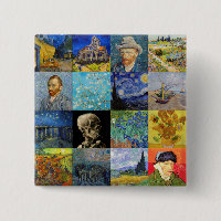 Vincent van Gogh - chefs-d'oeuvre Mosaic Patchwork