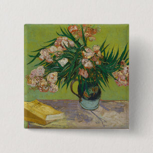 Badge Carré 5 Cm Vincent Van Gogh Oleandres