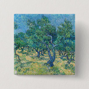 Badge Carré 5 Cm Vincent van Gogh - Olive Grove