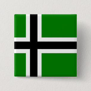 Badge Carré 5 Cm Vinland, Etats-Unis