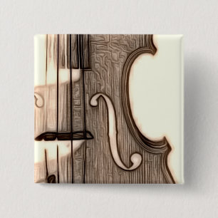 Badge Carré 5 Cm Violon, alto, violoncelle ?