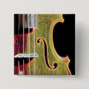 Badge Carré 5 Cm Violon, alto, violoncelle ?