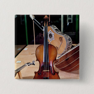 Badge Carré 5 Cm Violon, par Stradivari, Crémone, 1699 (photo ;