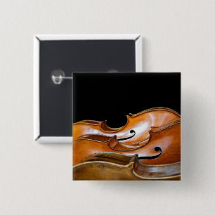 Badge Carré 5 Cm Violoncelles