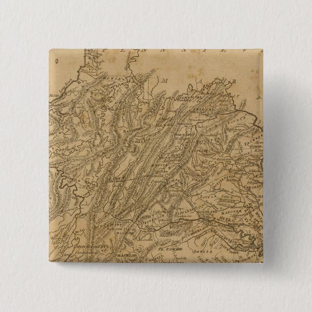 Badge Carré 5 Cm Virginie (Devant)