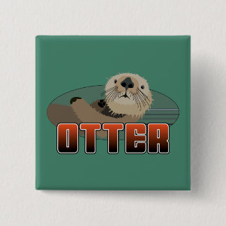 Badge Carré 5 Cm Vitesse de LOUTRE
