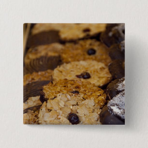 Badge Carré 5 Cm Vitrine de boulangerie locale, Wertheim,