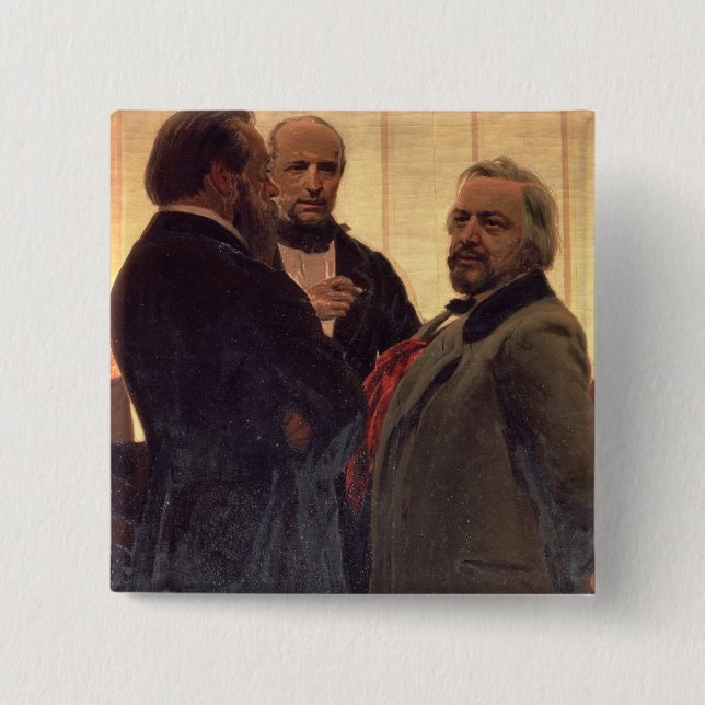 Badge Carré 5 Cm Vladimir Odoevsky (Devant)