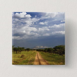 Badge Carré 5 Cm Voie de terre primaire traversant le nord