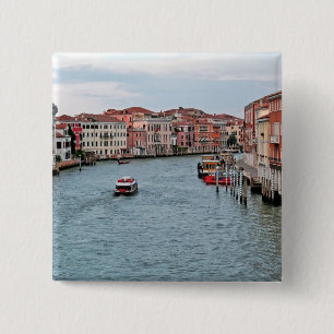 Badge Carré 5 Cm Voie d'eau de Venise