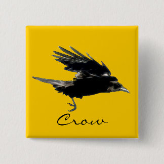 Badge Carré 5 Cm VOIE VOLONTAIRE VOIE VOIE VOIE VOIE Oiseau Art