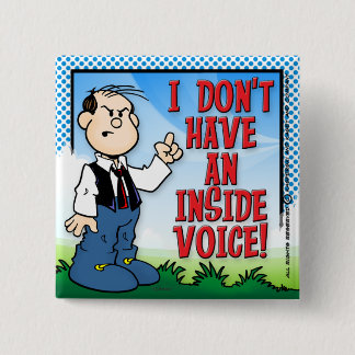 Badge Carré 5 Cm Voix intérieure