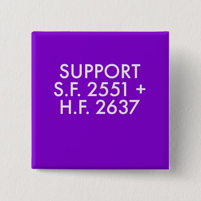 Badge Carré 5 Cm Votez pour Art ! (Devant)