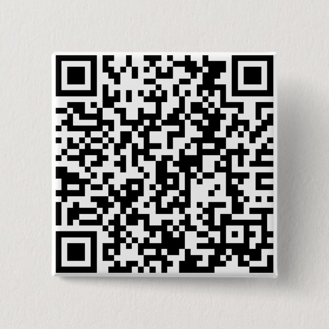 Badge Carré 5 Cm Votre code QR (Devant)