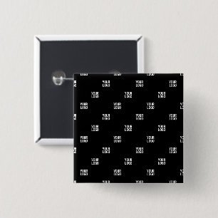 Badge Carré 5 Cm Votre logo ou n'importe quelle image Bandes diag