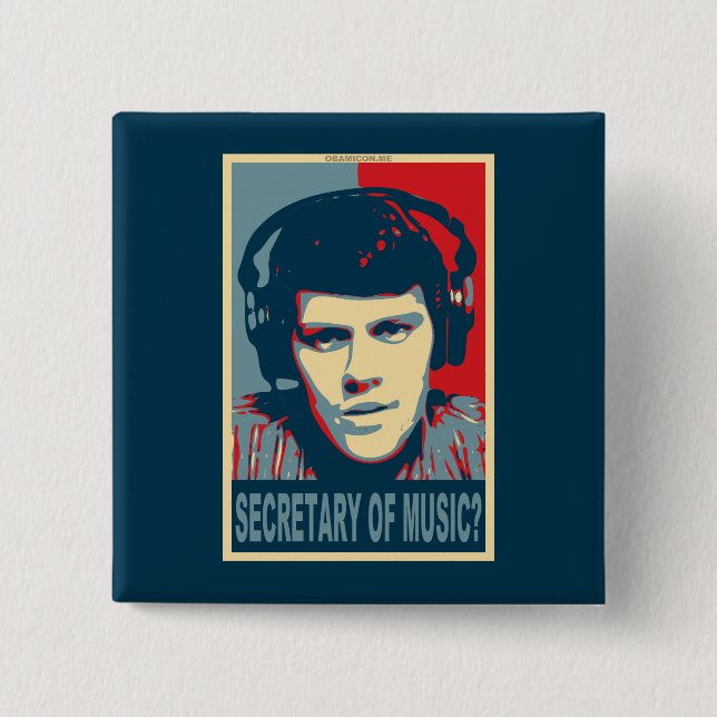Badge Carré 5 Cm Votre Obamicon.Me (Devant)