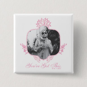 Badge Carré 5 Cm Vous avez ceci - Le Lotus Blanc