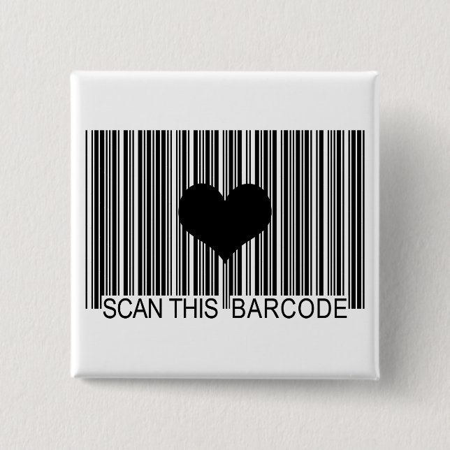 BADGE CARRÉ 5 CM VOUS ME MANQUEZ BARCODE (Devant)