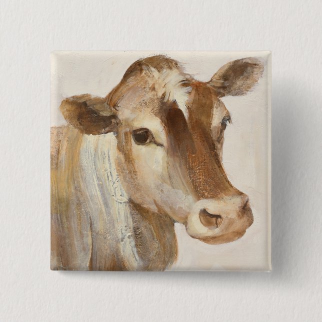 Badge Carré 5 Cm Vous regardant lumière d'I (Devant)