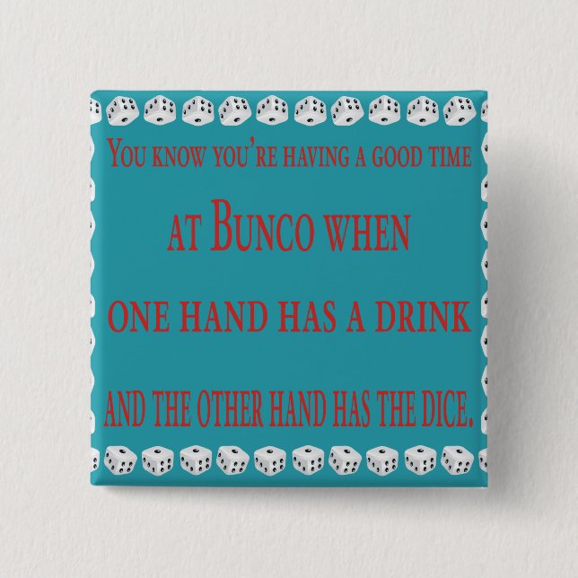 Badge Carré 5 Cm vous savez que vous profitez d'un agréable moment (Devant)