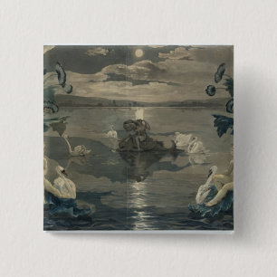 Badge Carré 5 Cm Voyage de la mer d'Arion, 1809